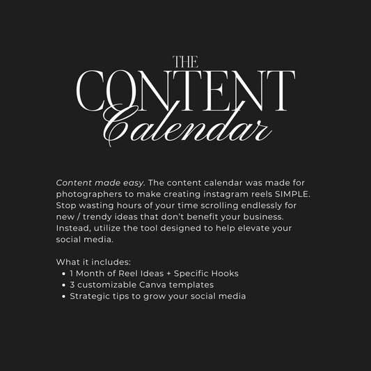 The Content Calendar